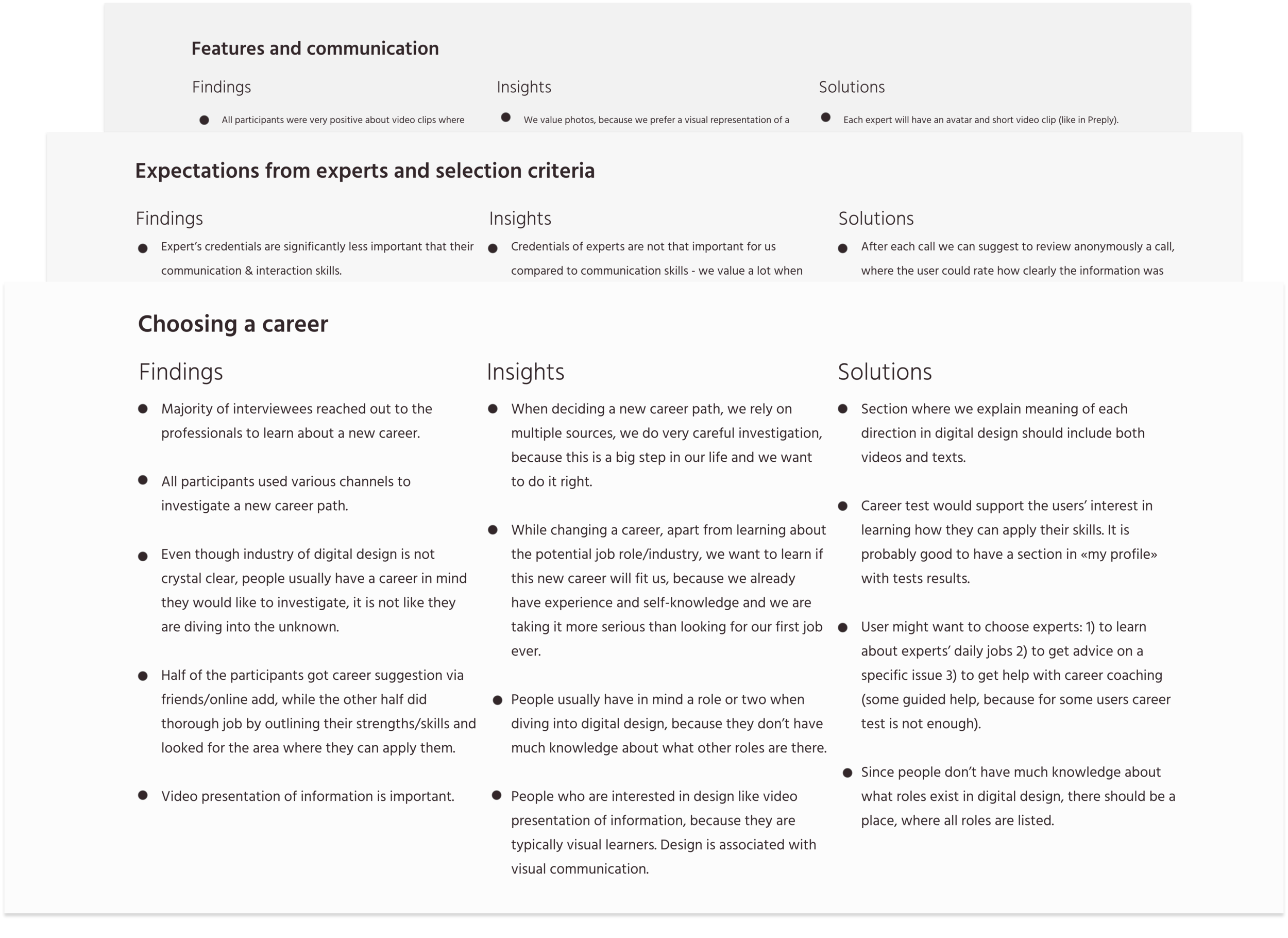 user research insigts